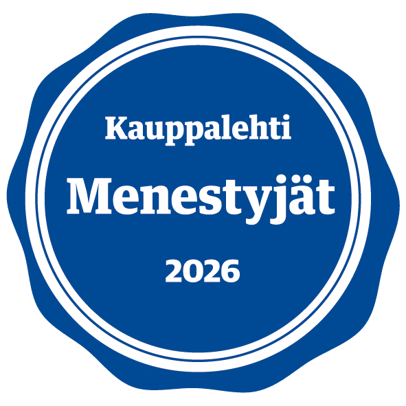 Kauppalehti Menestyjät 2026 sertifikaatti - Sähköala